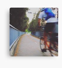 Cycling Canvas Print
