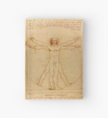Vitruvianischer Mann - Leonardo da Vinci Notizbuch