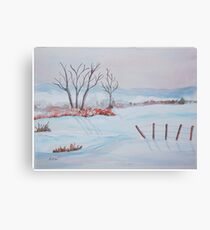 Winter scene Canvas Print