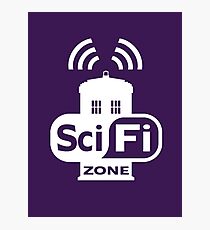 Sci-Fi ZONE White Photographic Print