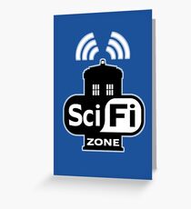 Sci Fi ZONE Greeting Card