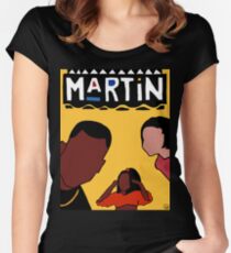 Martin (Gelb) Tailliertes Rundhals-Shirt