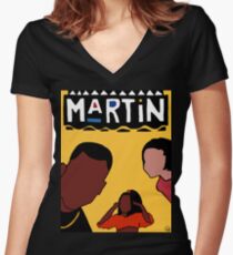 Martin (Gelb) Shirt mit V-Ausschnitt
