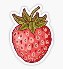 strawberry fields Sticker