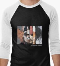 Johnny Depp Characters Men's Baseball ¾ T-Shirt