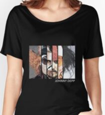 Johnny Depp Characters Women's Relaxed Fit T-Shirt