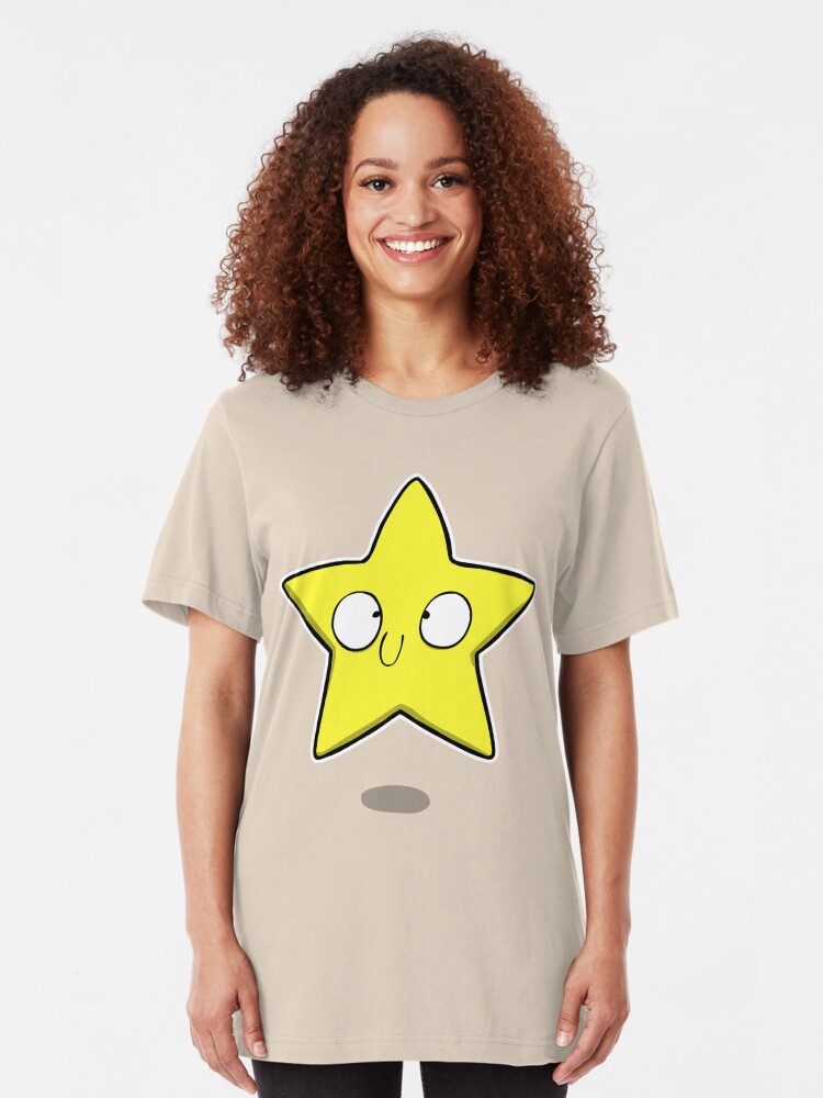 Alternate view of Derpy Starman Slim Fit T-Shirt