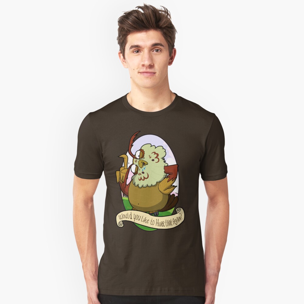 Would you like to hurrrr that again...? Slim Fit T-Shirt