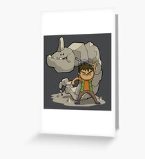 Brocking it! Greeting Card