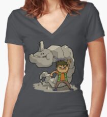 Brocking it! Women's Fitted V-Neck T-Shirt