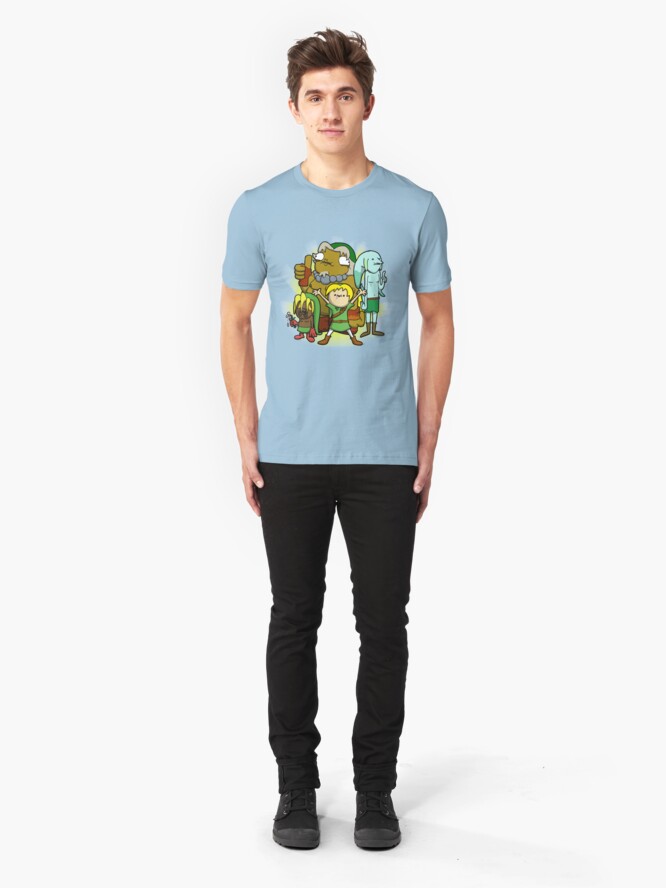 Alternate view of The kid behind the masks Slim Fit T-Shirt