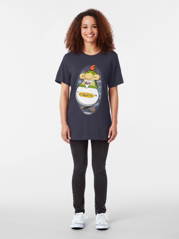Alternate view of Joyriding dad's clown car Slim Fit T-Shirt