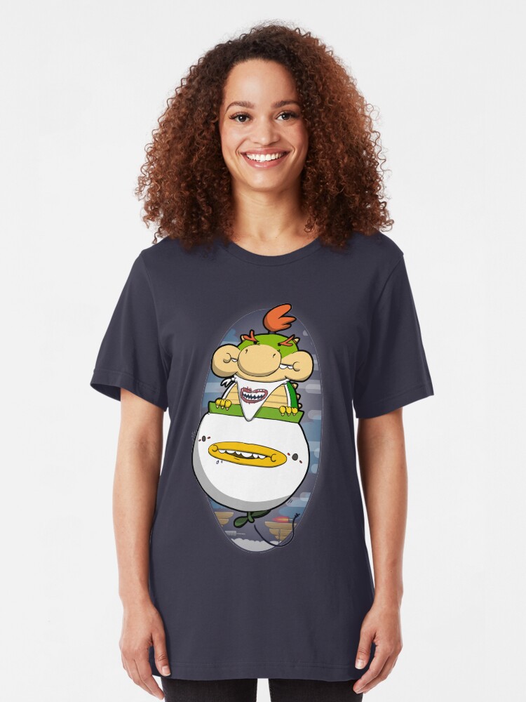 Alternate view of Joyriding dad's clown car Slim Fit T-Shirt