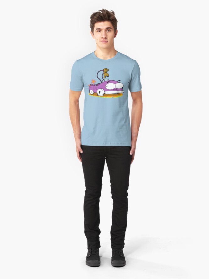 Alternate view of Prut prut the car Slim Fit T-Shirt