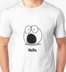 Camiseta ajustada Hello Cartoon