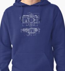 Vintage Photography: Nikon Blueprint Pullover Hoodie