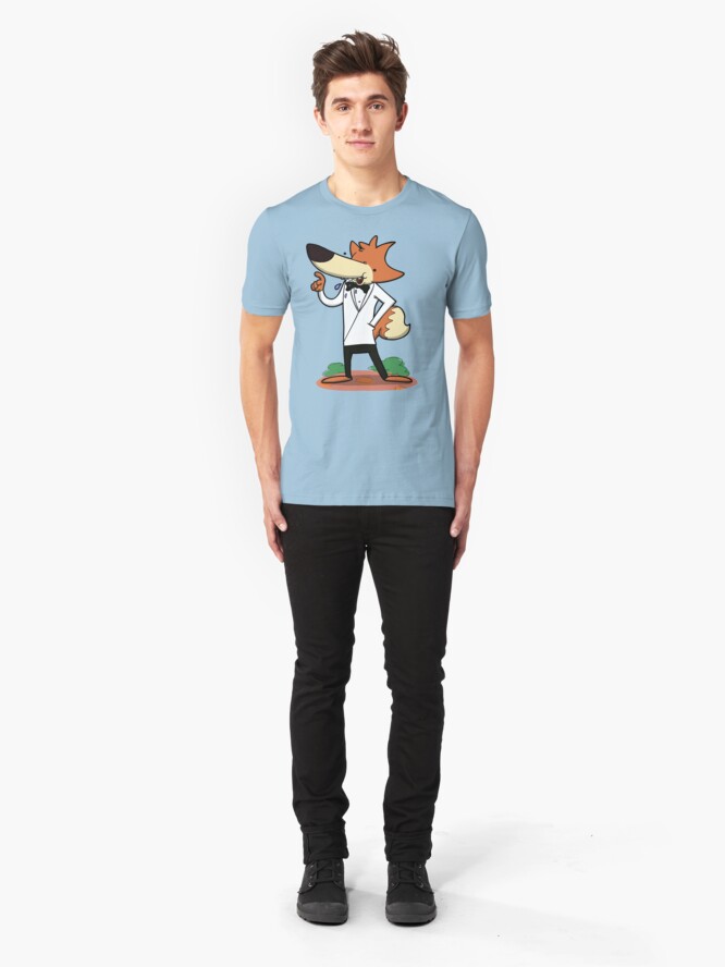 Alternate view of Spy Fax! Slim Fit T-Shirt