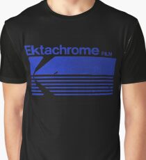 Vintage Photography: Kodak Ektachrome - Blue Graphic T-Shirt