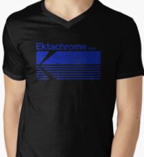 Vintage Photography: Kodak Ektachrome - Blue Men's V-Neck T-Shirt