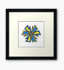 Abstract flower Framed Print