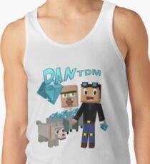 DanTDM The Diamond Minecart - Minecraft Youtuber Tank Top