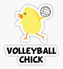 Pegatina Polluelo de voleibol