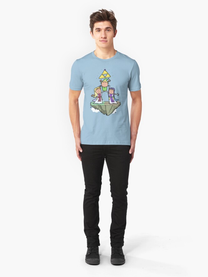 Alternate view of Between two derps Slim Fit T-Shirt