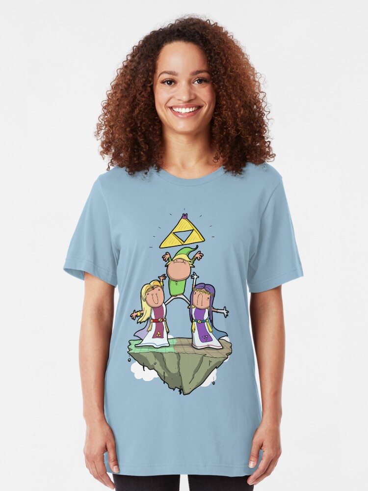 Alternate view of Between two derps Slim Fit T-Shirt