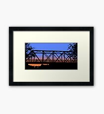 One Tree Hill Bridge Framed Print