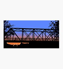 One Tree Hill Bridge Photographic Print