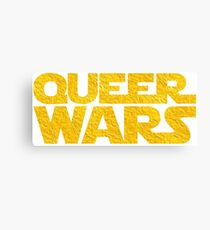 Queer Wars LGBT Parody Canvas Print