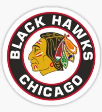 blackhawks old logo Sticker