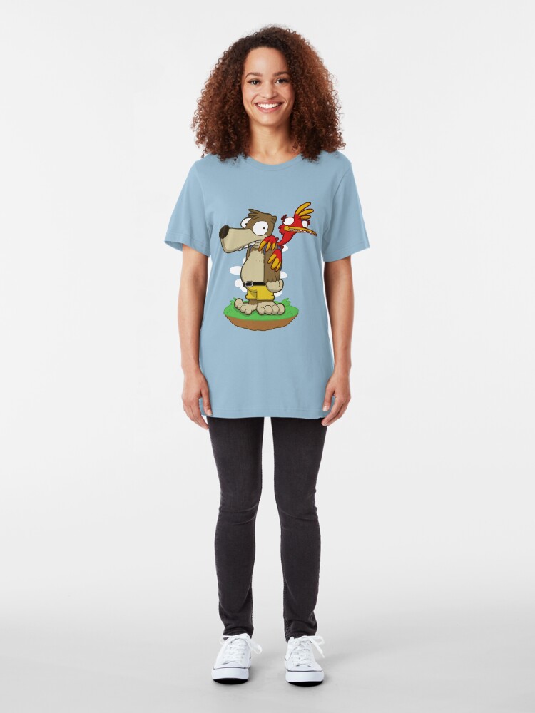 Alternate view of Banjer & Kazooper! Slim Fit T-Shirt