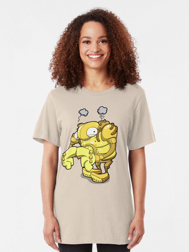 Alternate view of Exterminate... Please...? Slim Fit T-Shirt