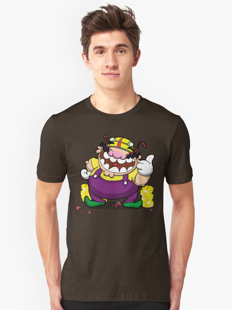 Alternate view of Greedy loveable fatso! Slim Fit T-Shirt
