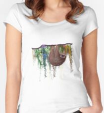 That Sloth Women's Fitted Scoop T-Shirt