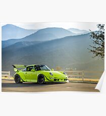 Porsche 911 993 RWB Poster