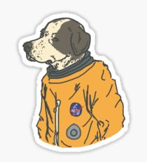 space dog Sticker