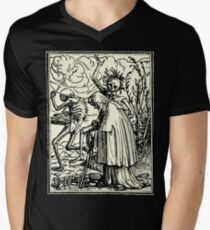 Dance of Death, Dance of macabre (Holbein) Men's V-Neck T-Shirt