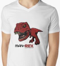 Chibi T-Rex Men's V-Neck T-Shirt