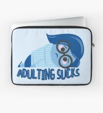 Adulting sucks Laptop Sleeve