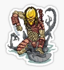 Aliens vs Predator Sticker
