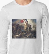 Liberty Leading the People - 1830 - Eugène Delacroix - French Revolution Long Sleeve T-Shirt