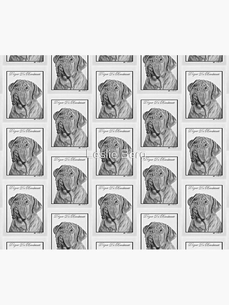 Dogue De Bordeaux Mastiff Français Par Leslie Berg Housse De Couette