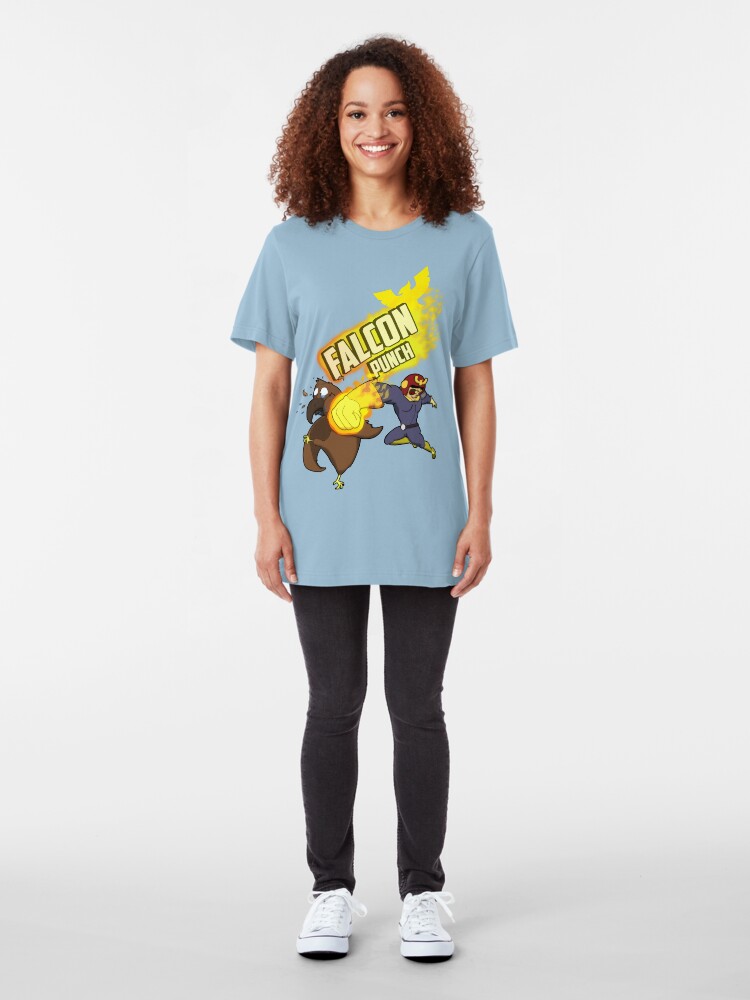 Alternate view of FALCON PUNCH! Slim Fit T-Shirt