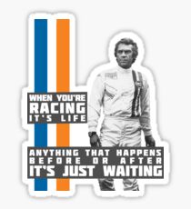 Pegatina Steve McQueen Le Mans
