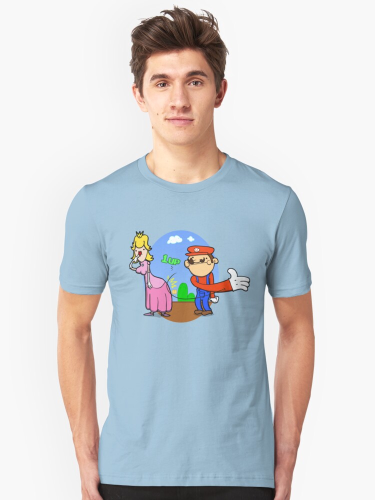 Alternate view of Princess Peach is in da' castle! Slim Fit T-Shirt