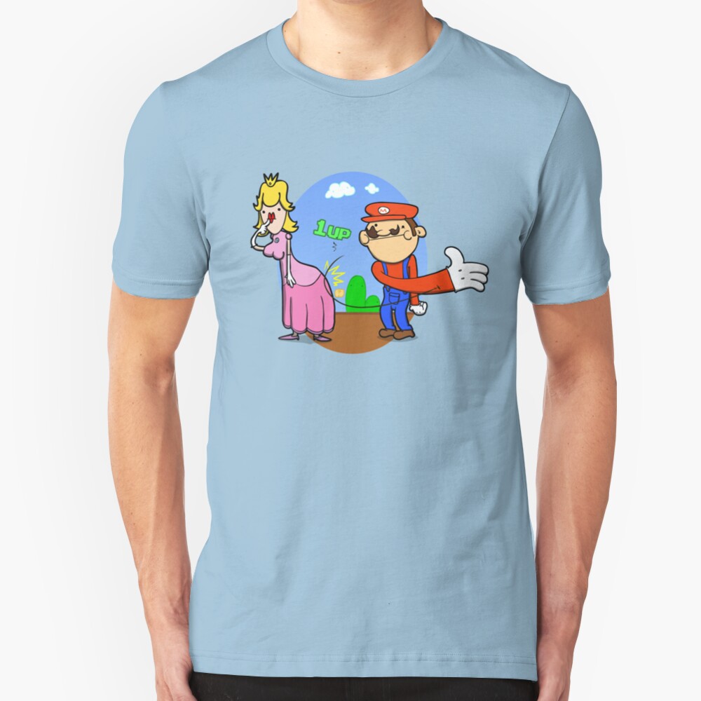 Princess Peach is in da' castle! Slim Fit T-Shirt