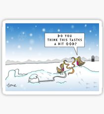 An Ood in Winter Sticker