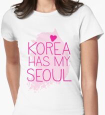 KOREA has my SEOUL Women's Fitted T-Shirt